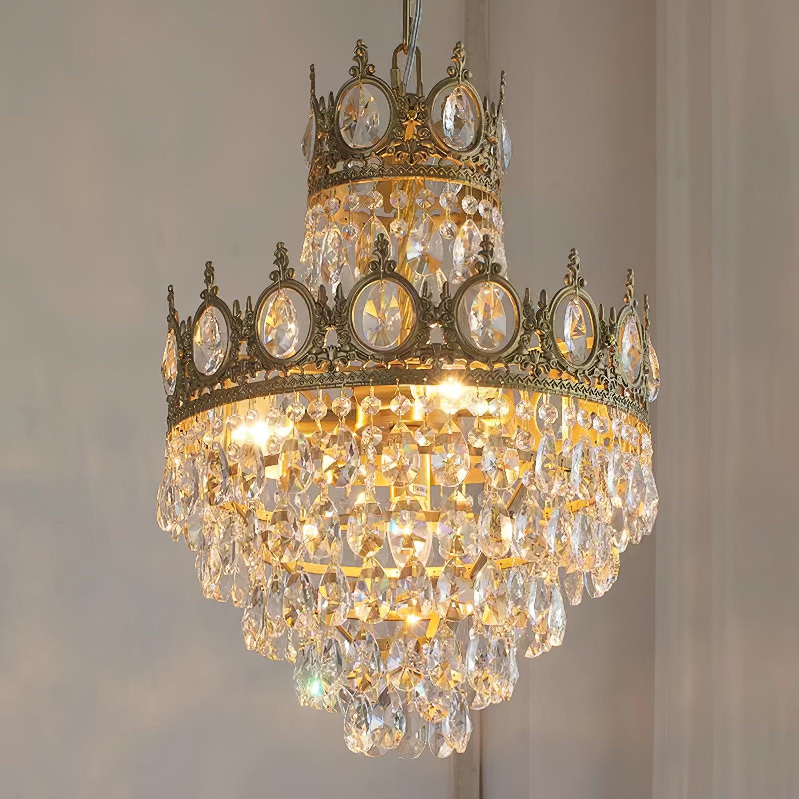 Vintage Crystal Chandelier - Image 11