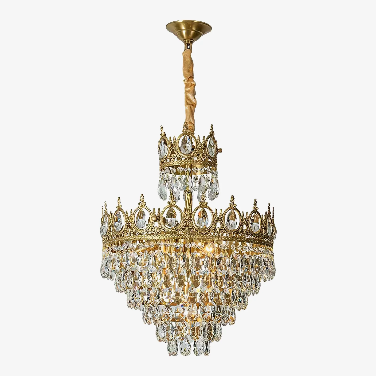 Vintage Crystal Chandelier - Image 18