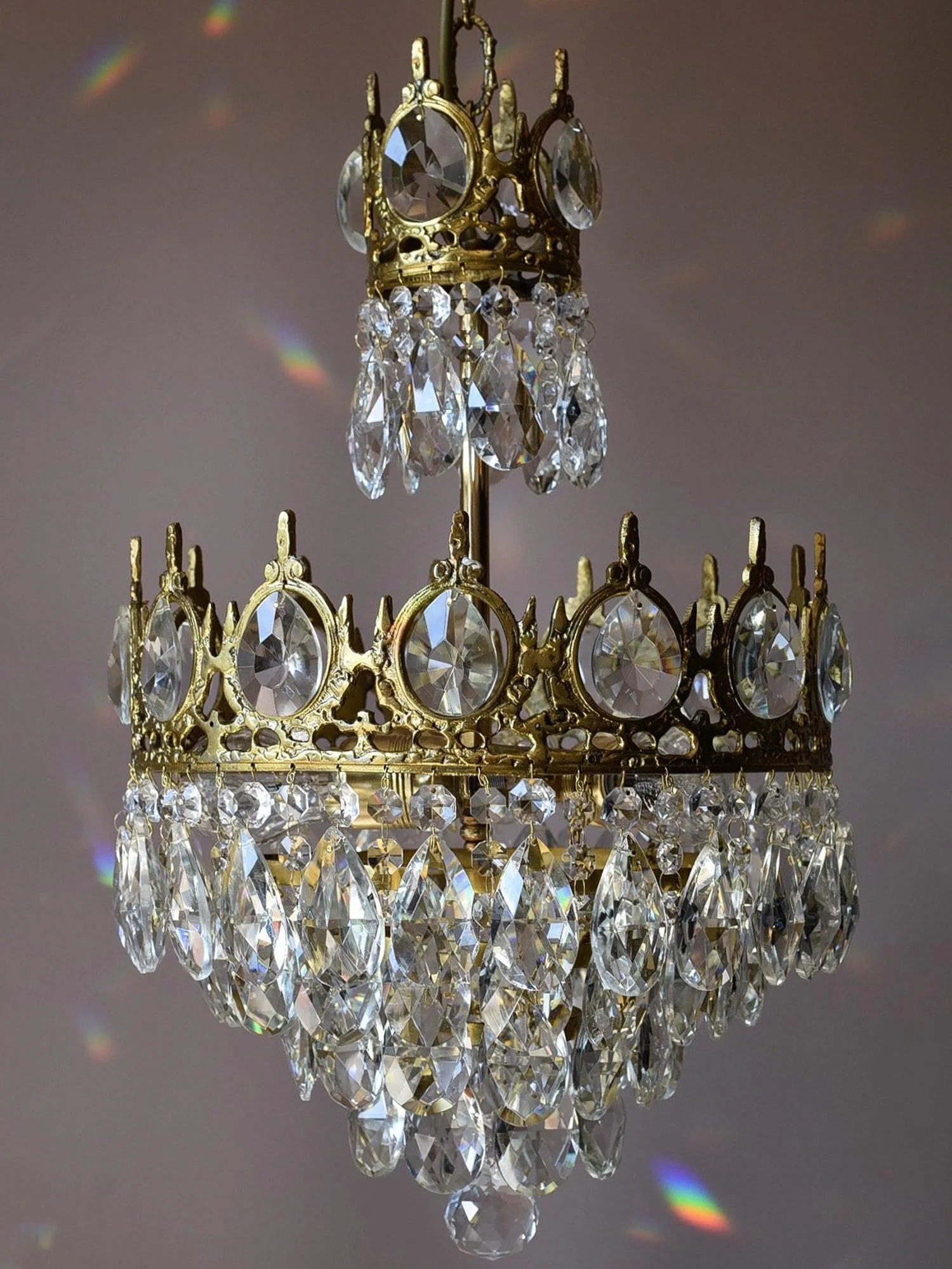 Vintage Crystal Chandelier - Image 22
