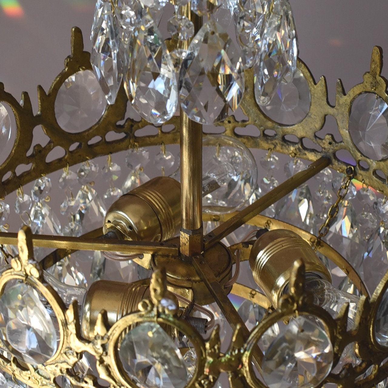 Vintage Crystal Chandelier - Image 24