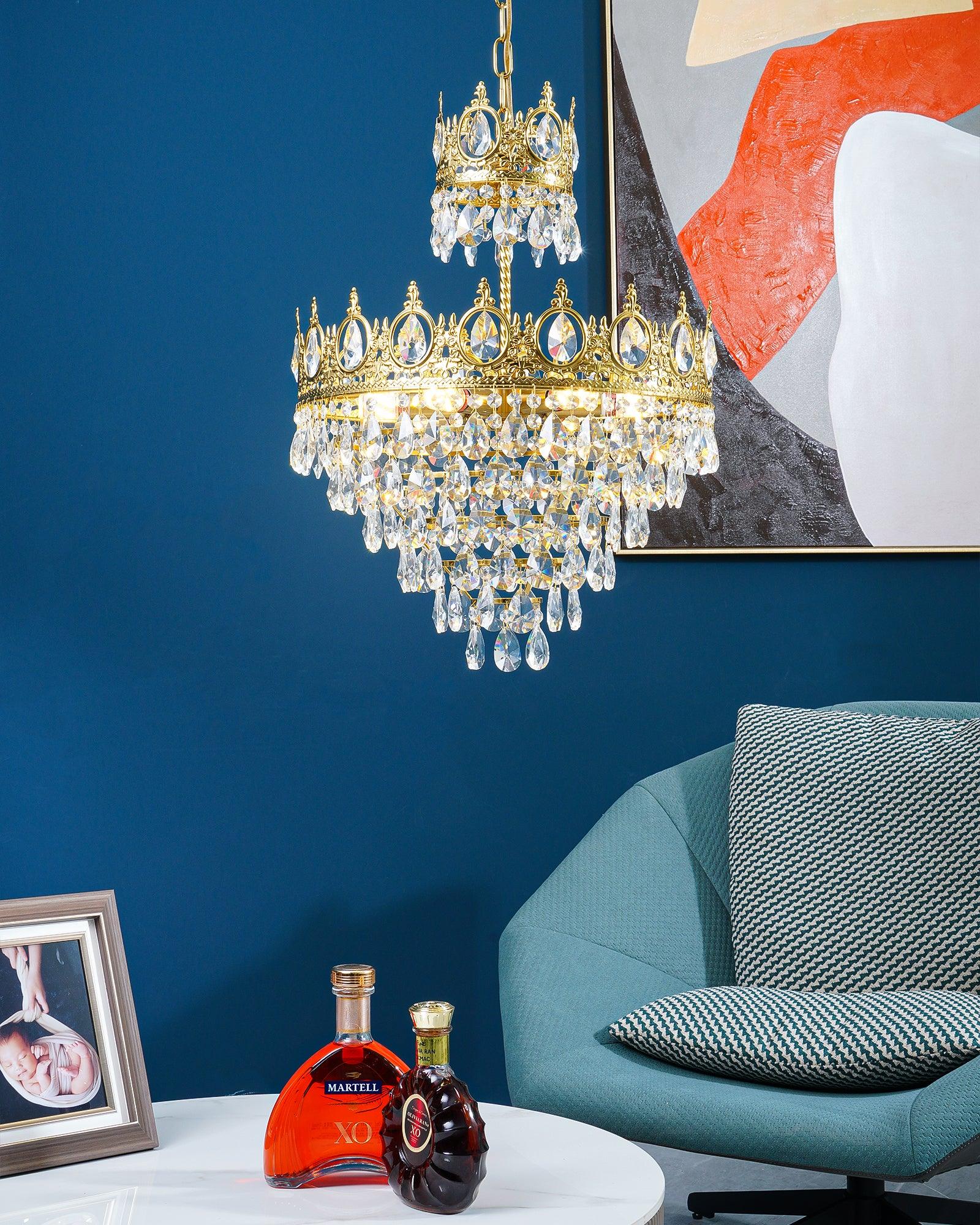 Vintage Crystal Chandelier - Image 27