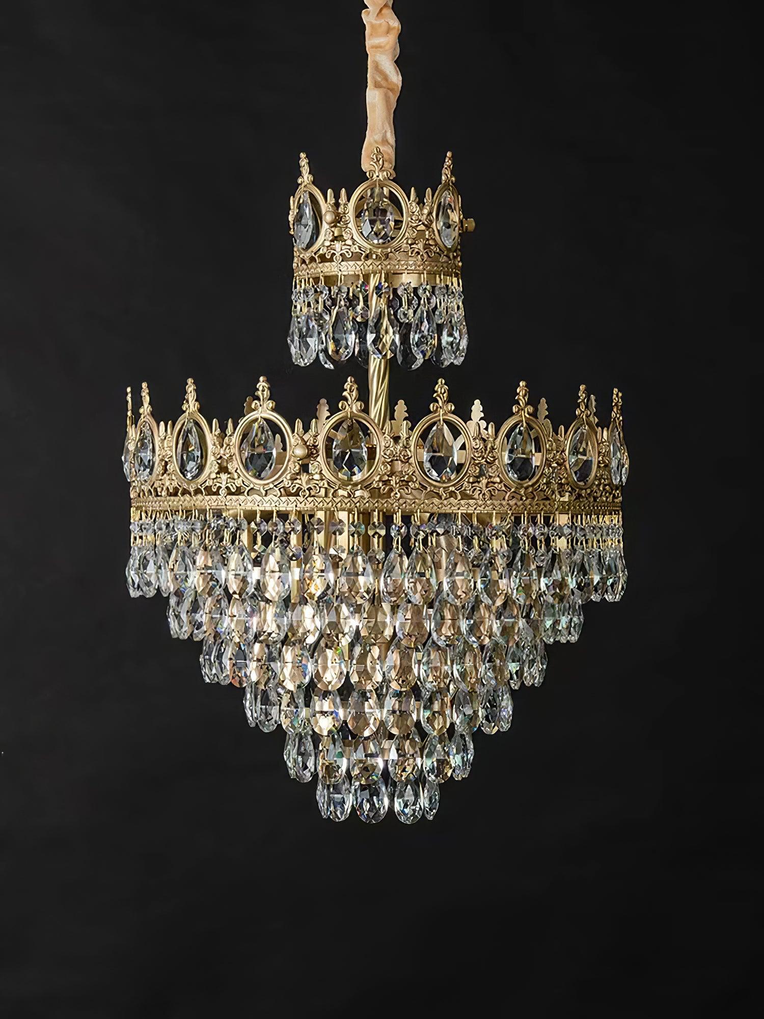 Vintage Crystal Chandelier - Image 31