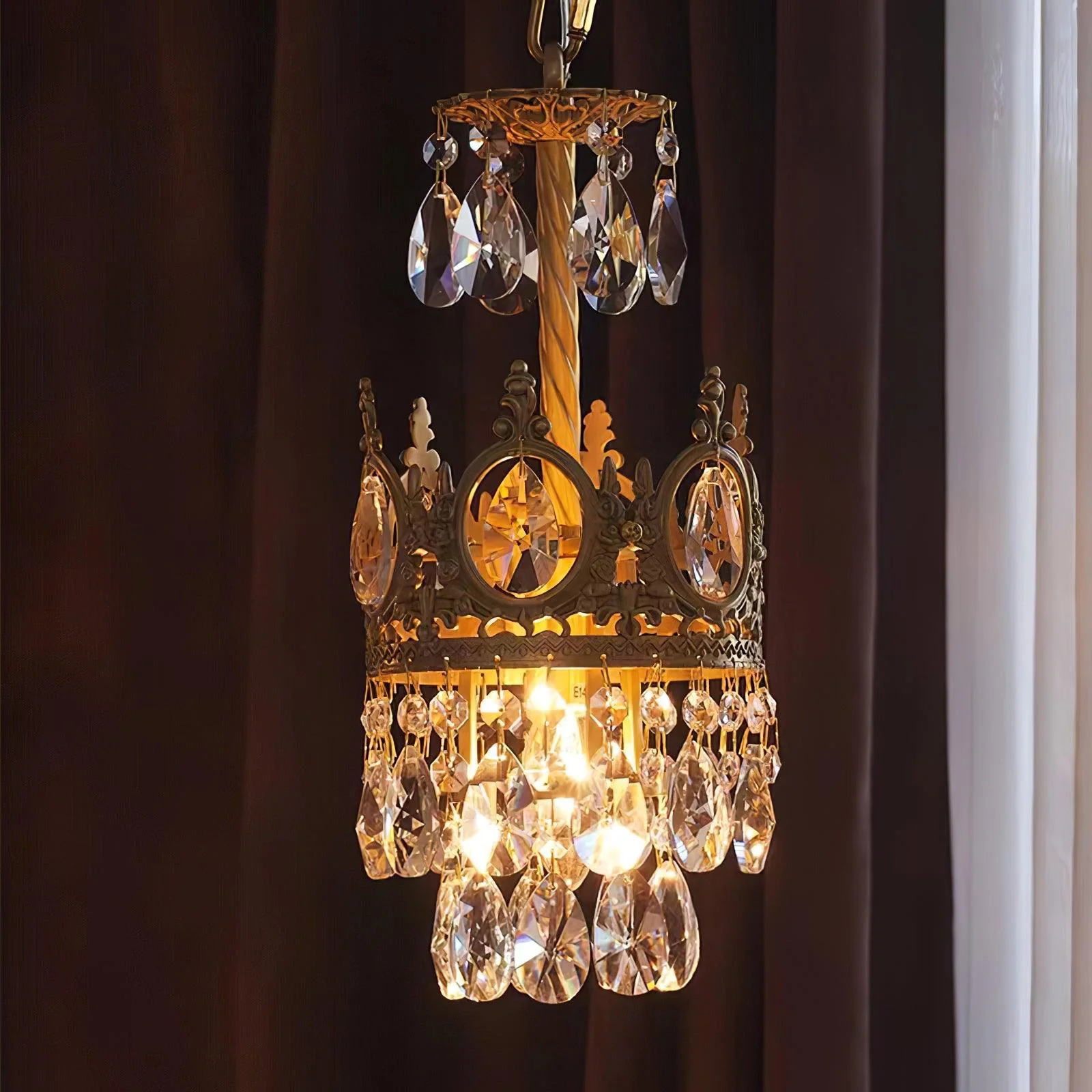 Vintage Crystal Chandelier - Image 35