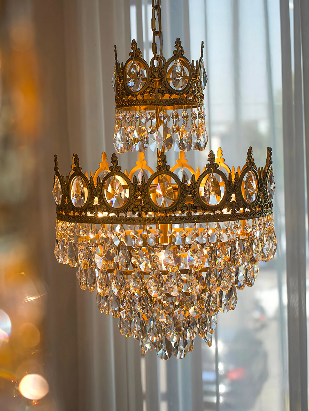 Vintage Crystal Chandelier - Image 54