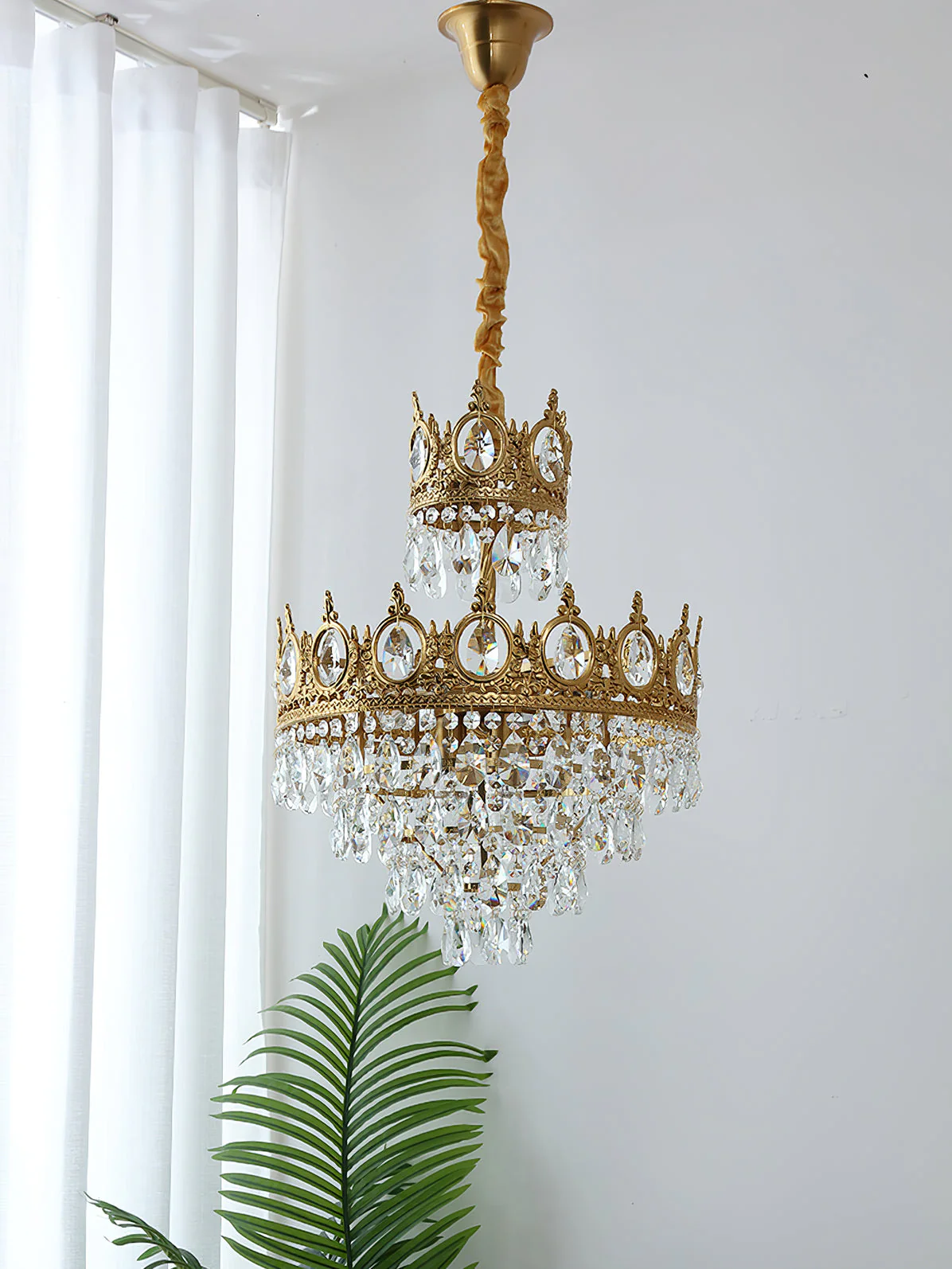 Vintage Crystal Chandelier - Image 70