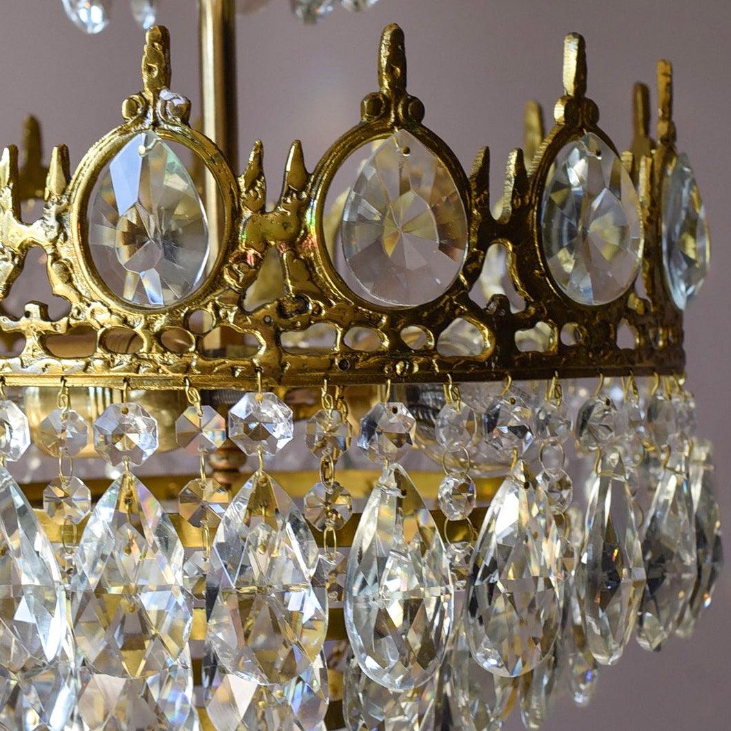 Vintage Crystal Table Light - Image 12