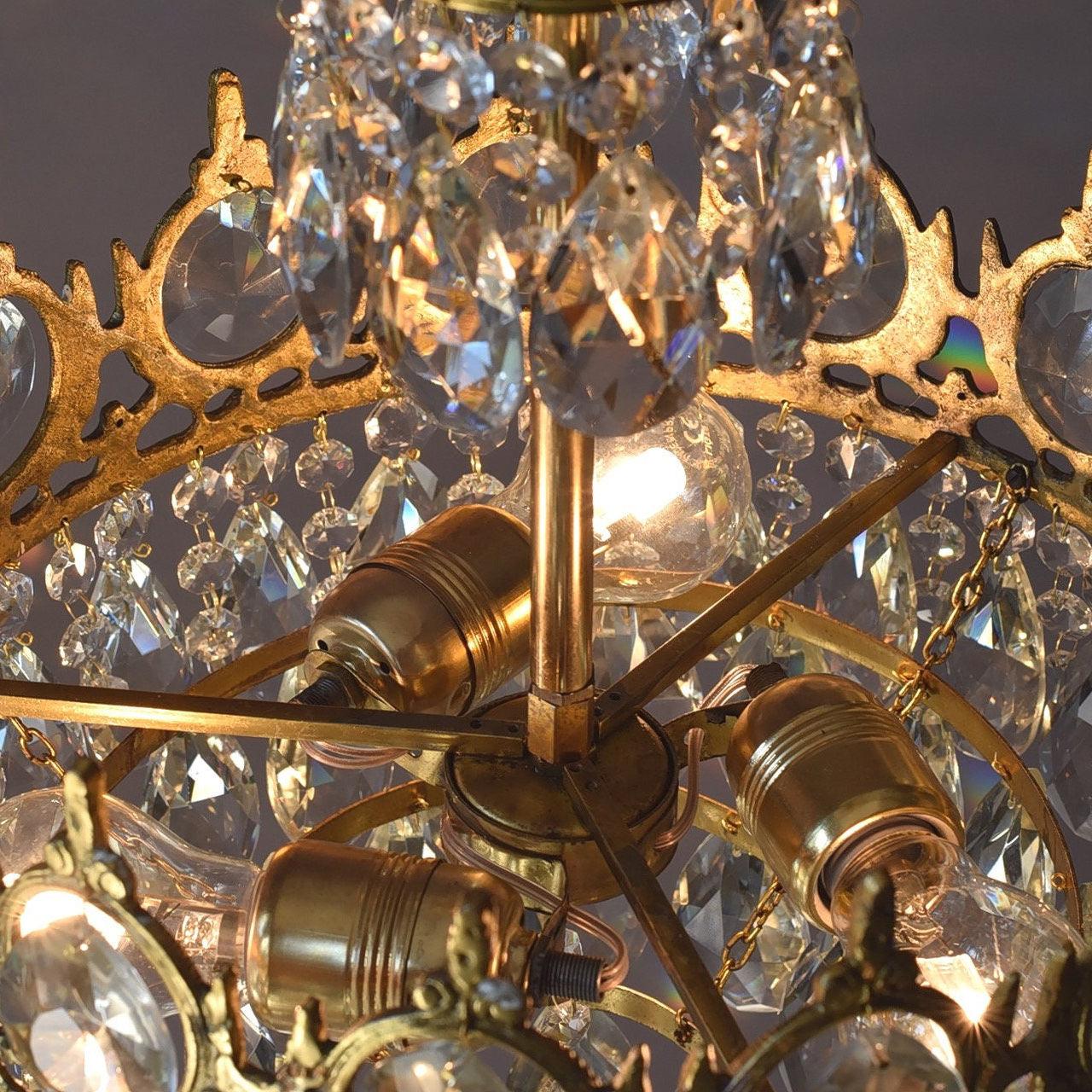 Vintage Crystal Table Light - Image 17