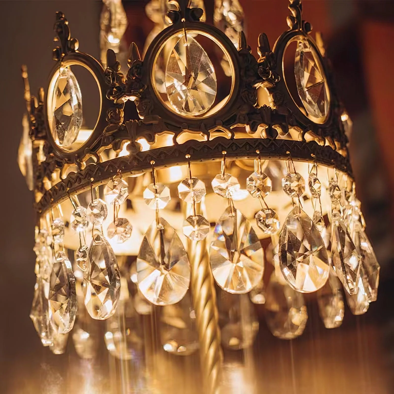 Vintage Crystal Table Light - Image 23