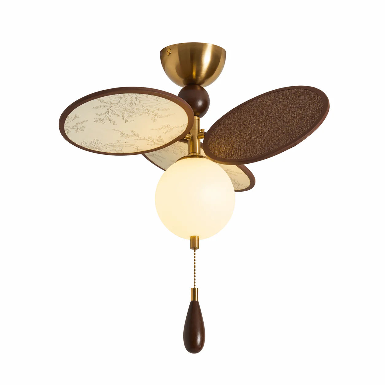Vintage Floral Disc Ceiling Light - Image 6