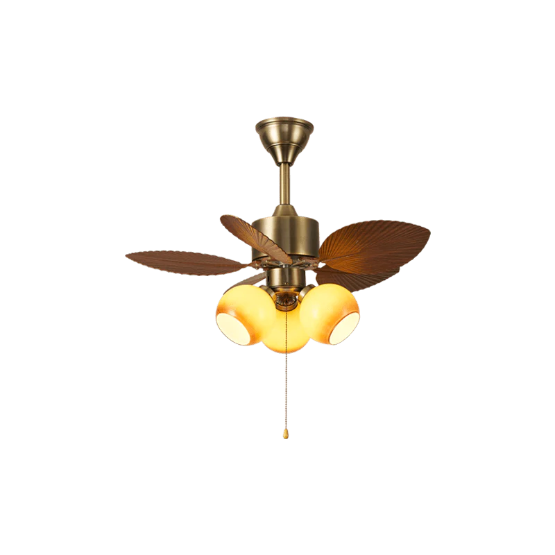 Vintage Leaf Ceiling Fan Light - Image 15