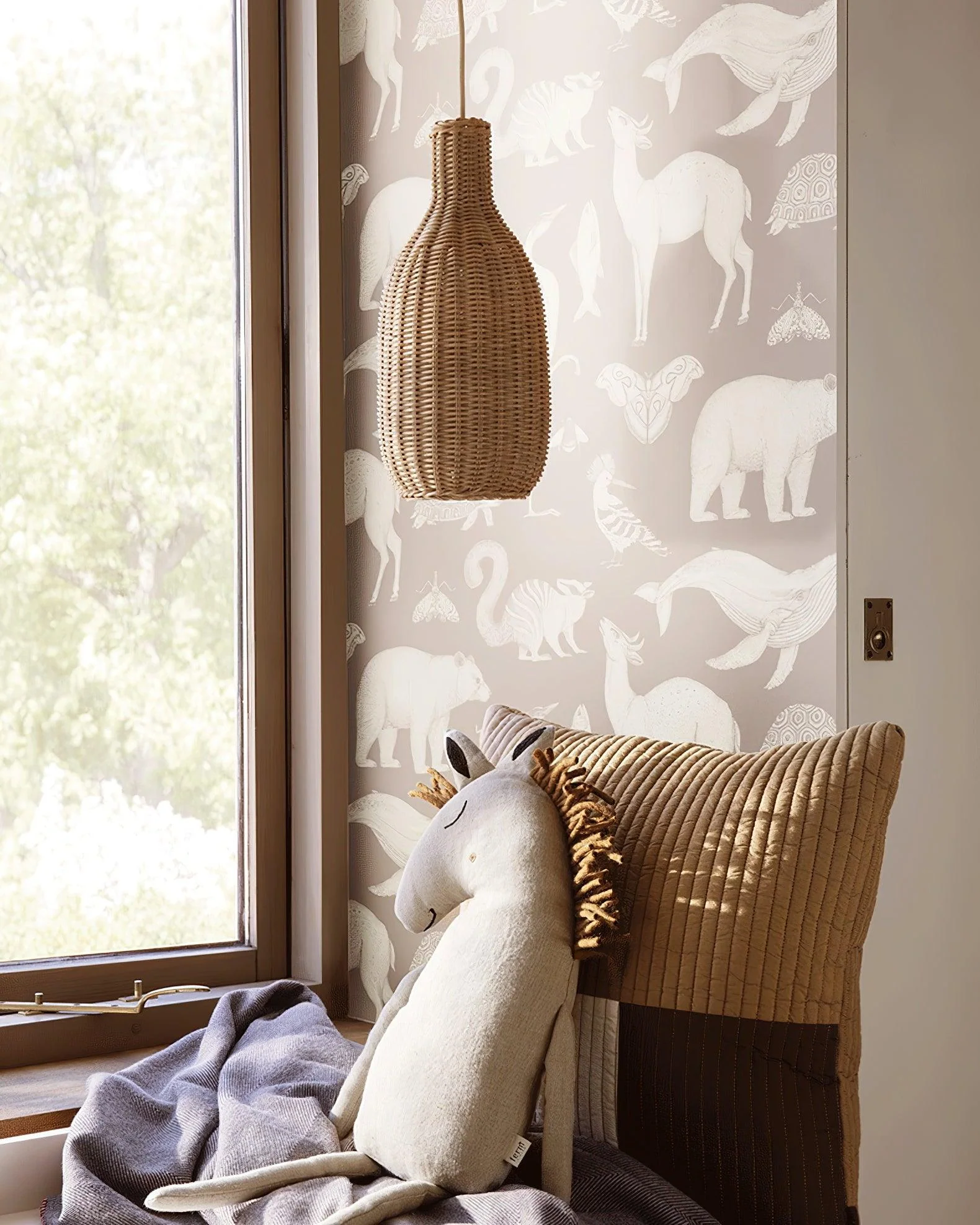 Vintage Rattan Pendant Lamp - Image 22
