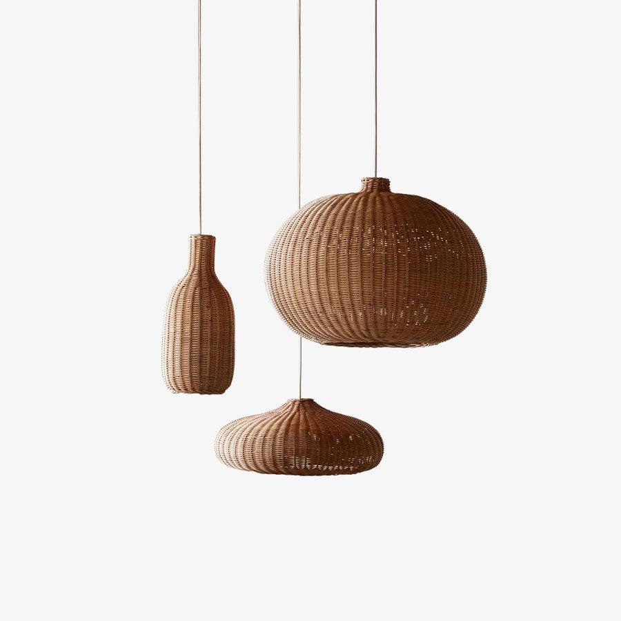 Vintage Rattan Pendant Lamp - Image 24