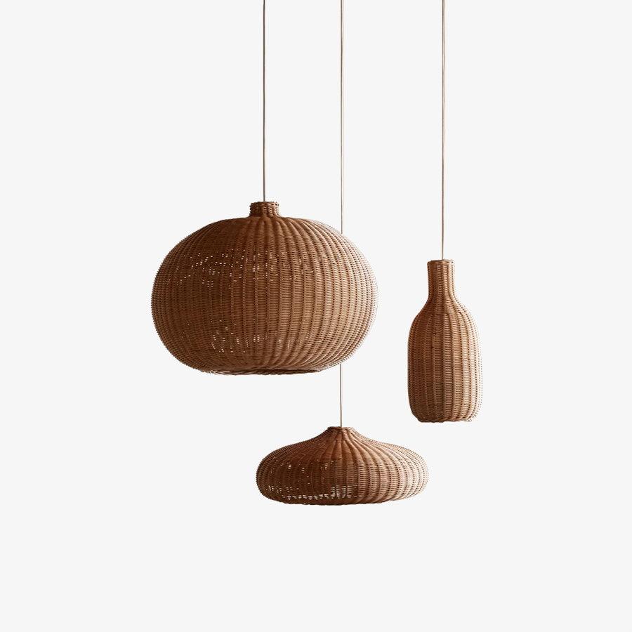 Vintage Rattan Pendant Lamp - Image 28