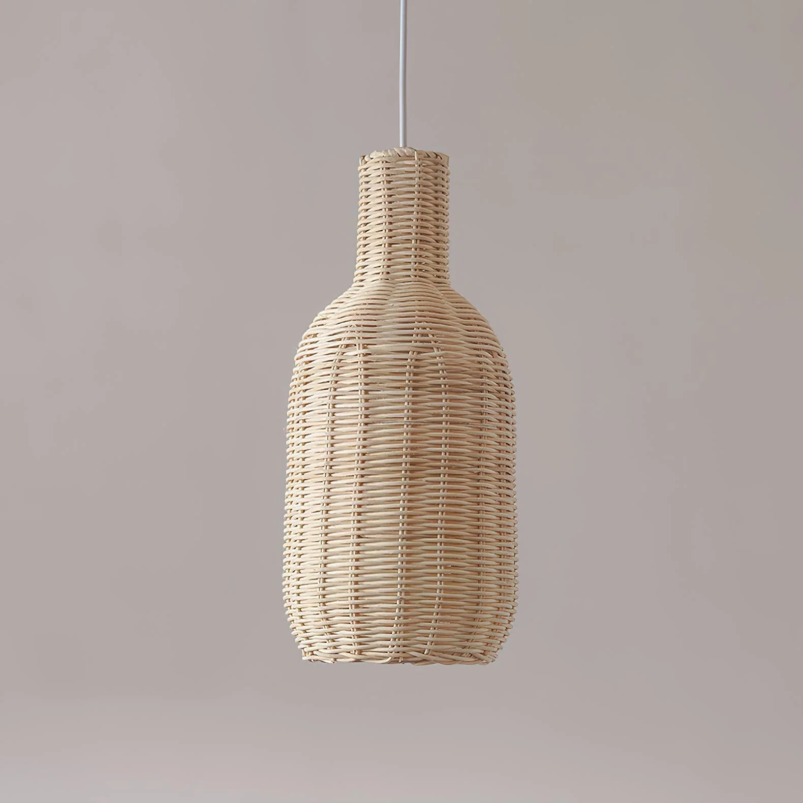 Vintage Rattan Pendant Lamp - Image 31