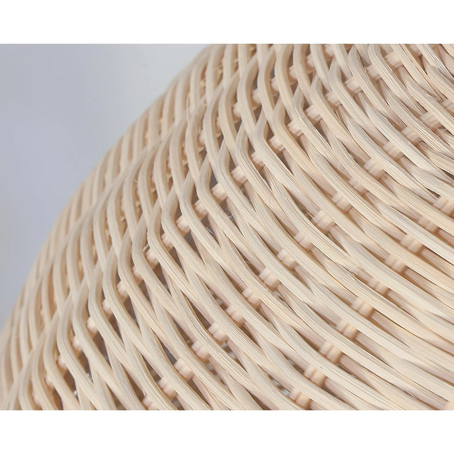 Vintage Rattan Pendant Lamp - Image 34