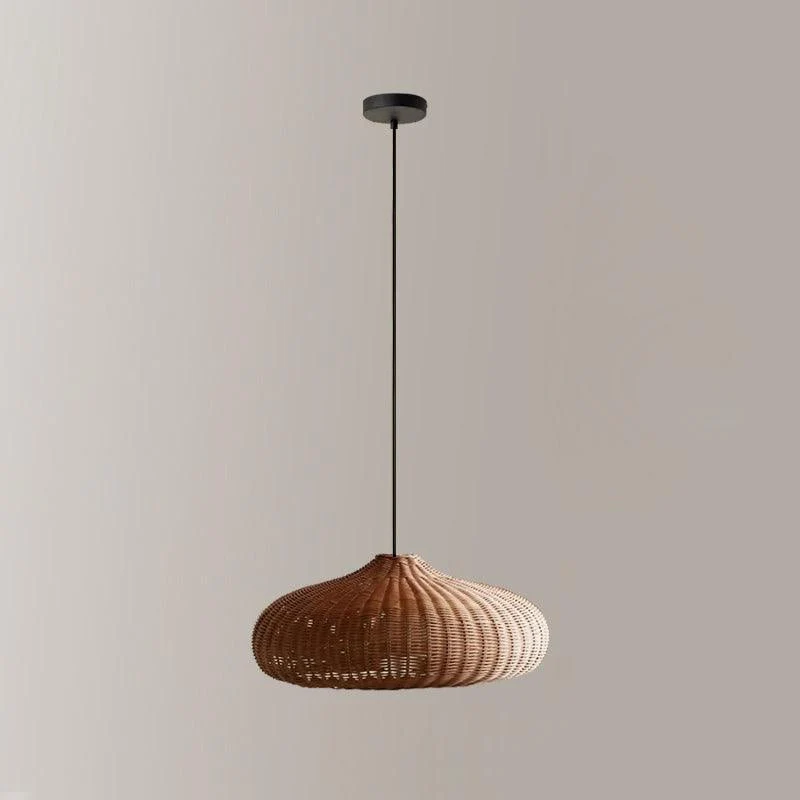 Vintage Rattan Pendant Lamp - Image 42