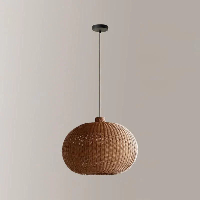 Vintage Rattan Pendant Lamp - Image 44