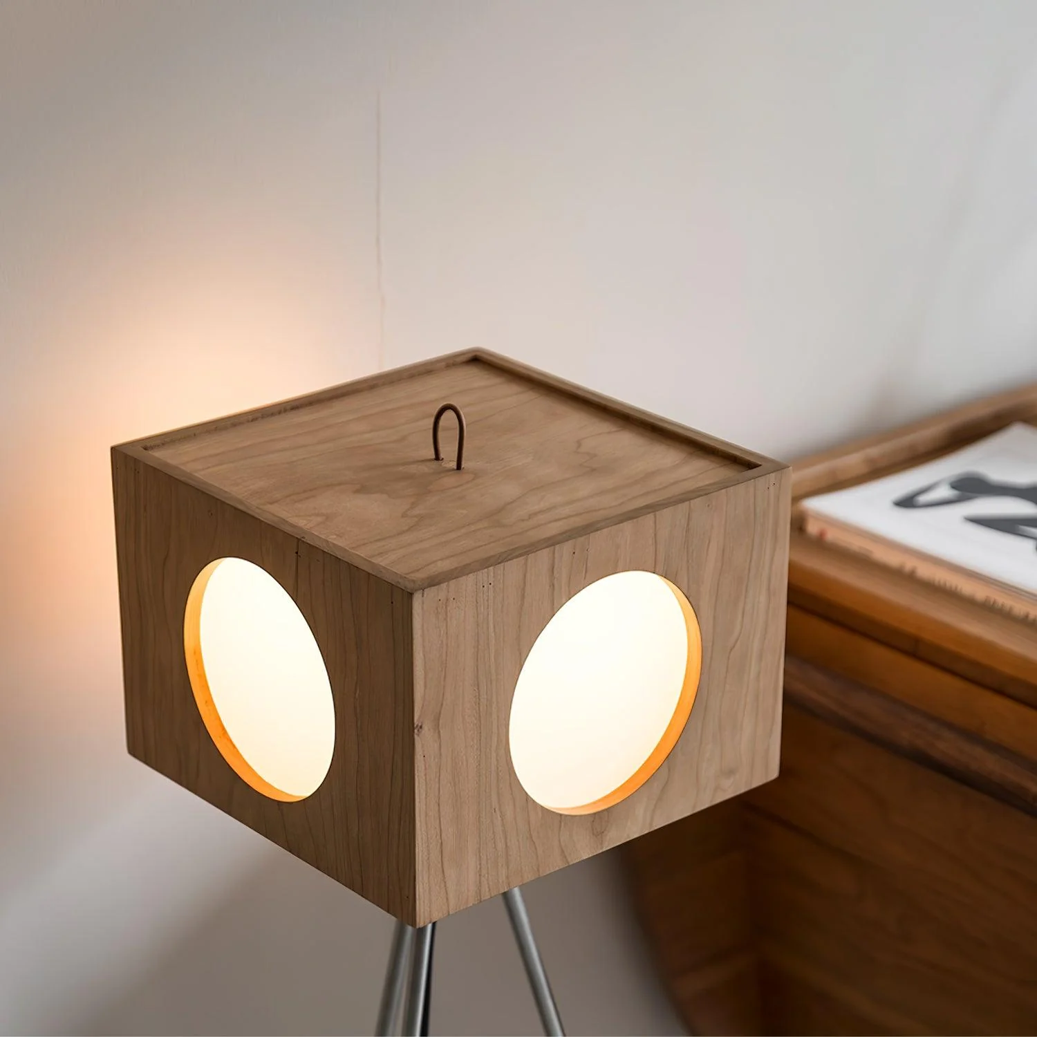 Vintage Tripod Camera Floor Lamp - Image 15