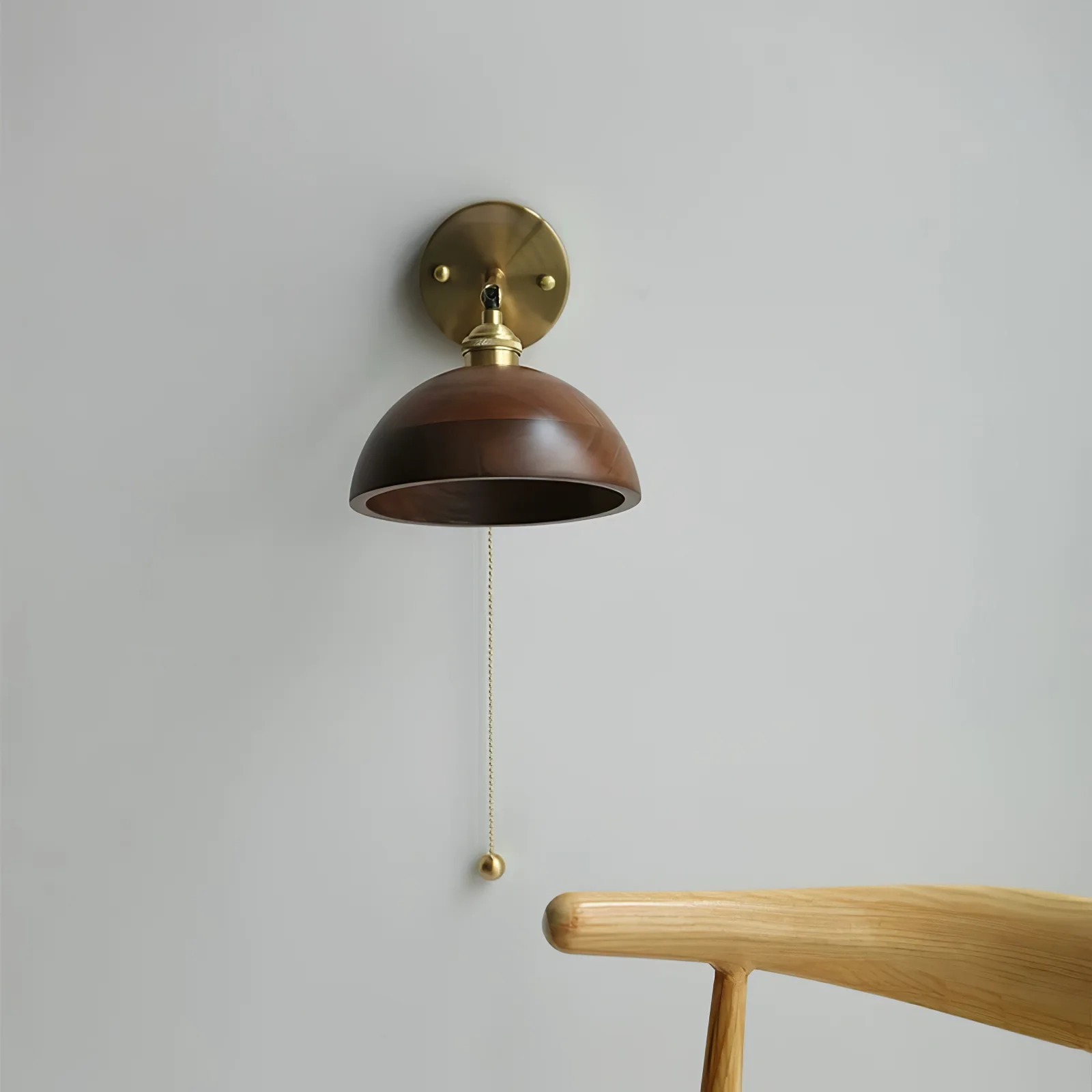 Vintage Wood Wall Lamp - Image 13