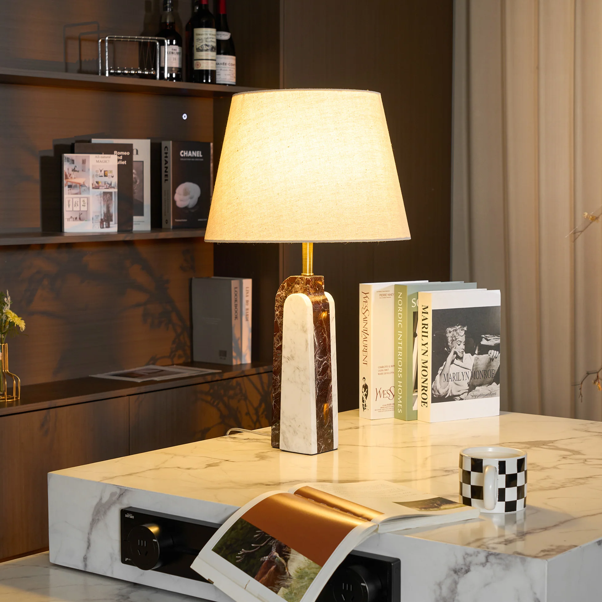 Virello Marble Table Lamp - Image 9