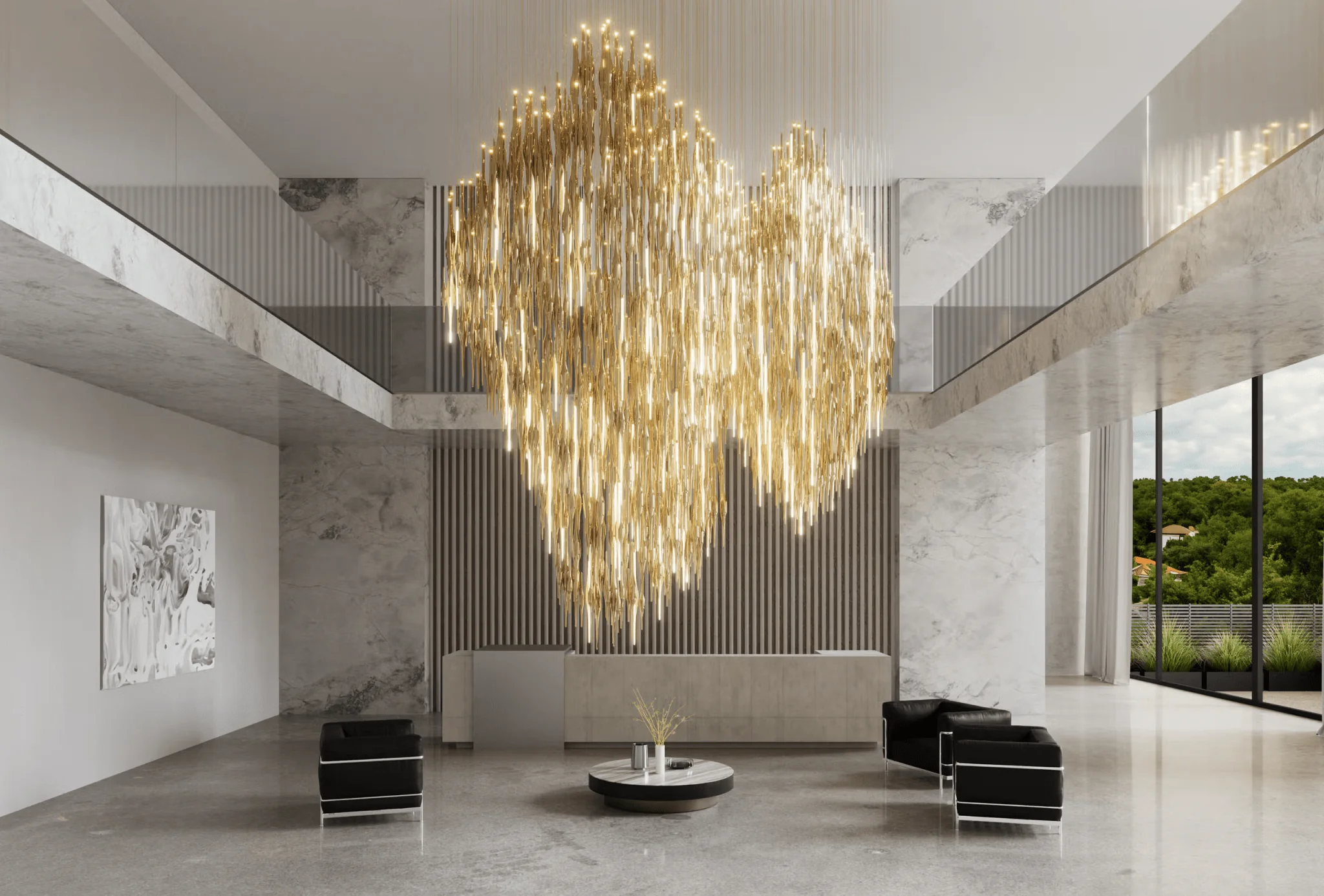 Vitara Glass Drop Customize Chandelier - Image 12