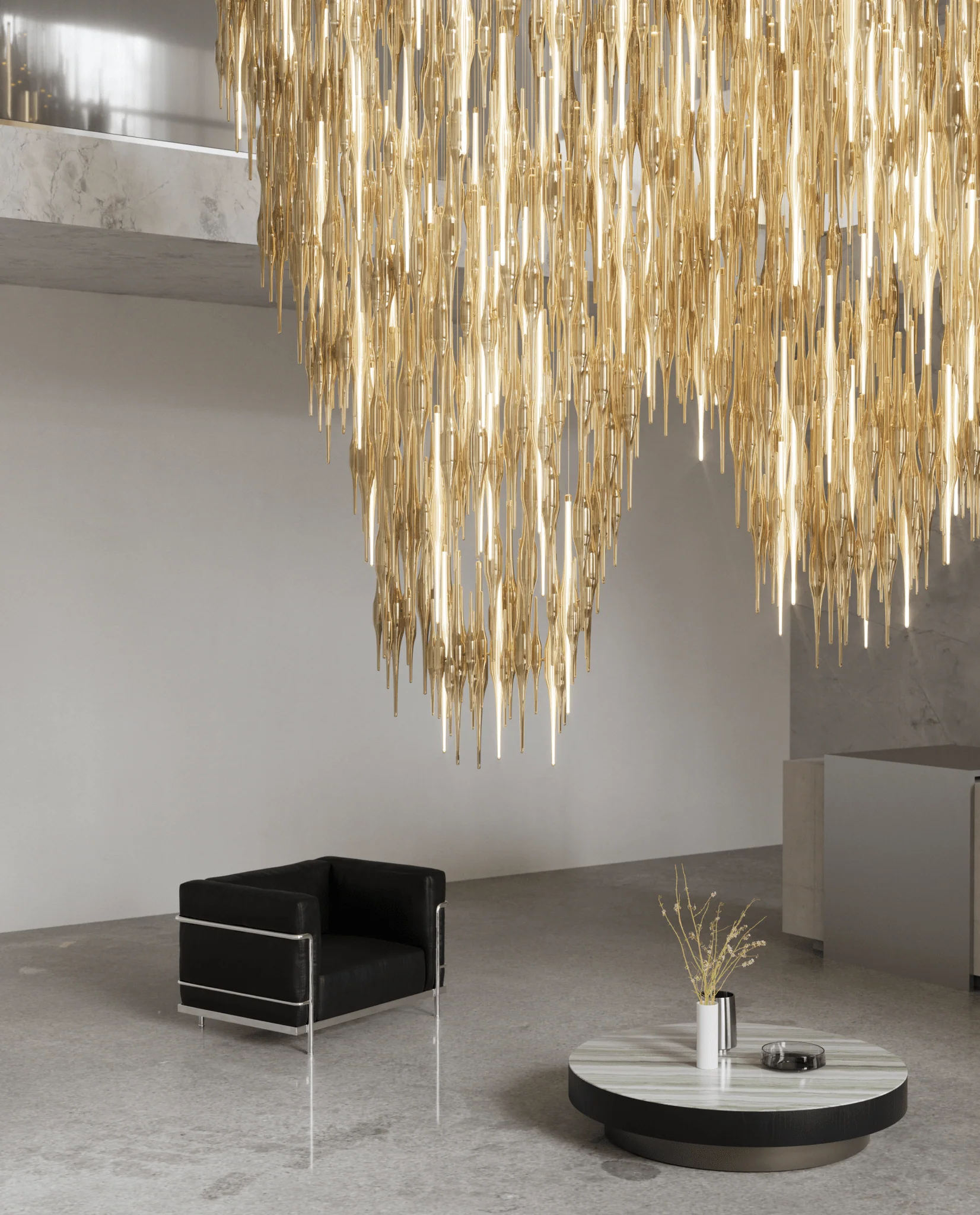 Vitara Glass Drop Customize Chandelier - Image 3