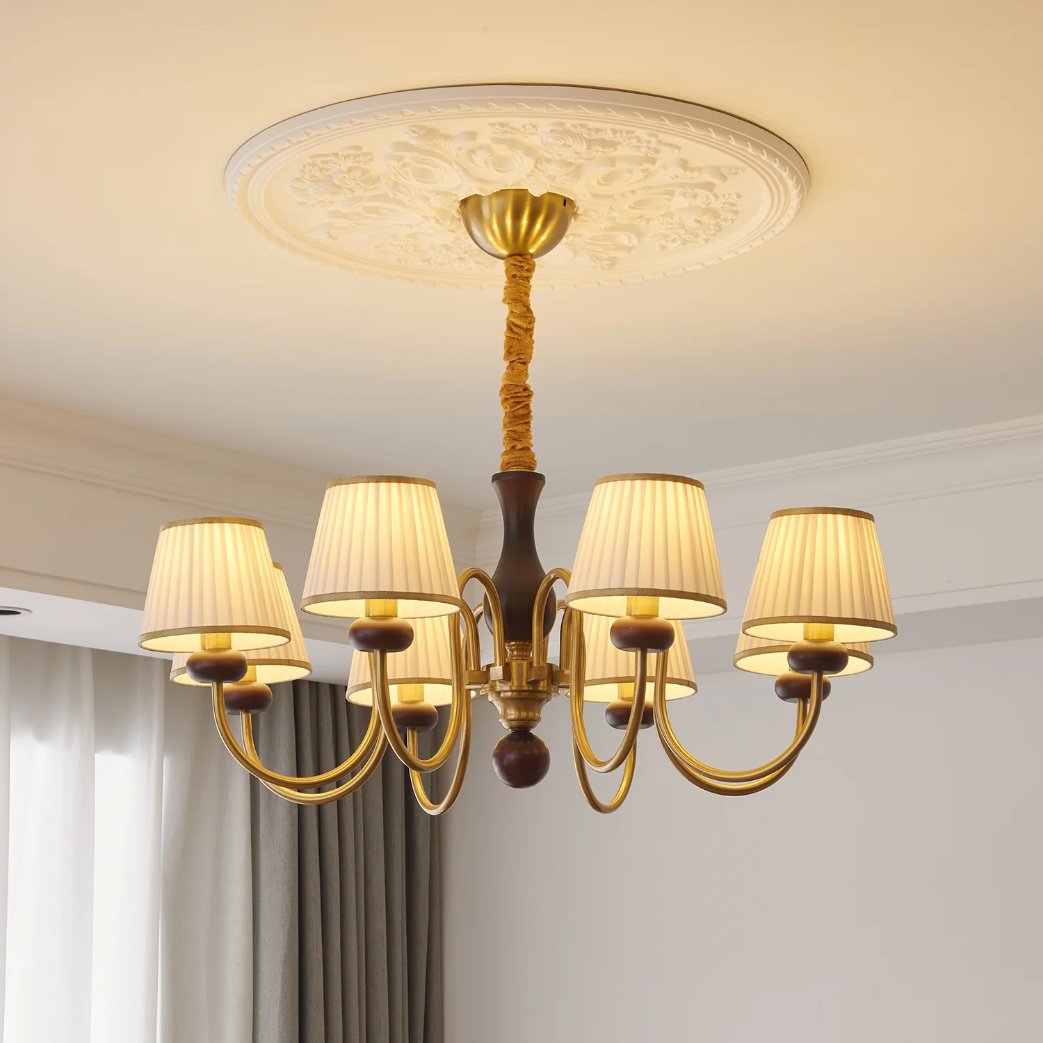 Walden Pleat Chandelier - Image 2