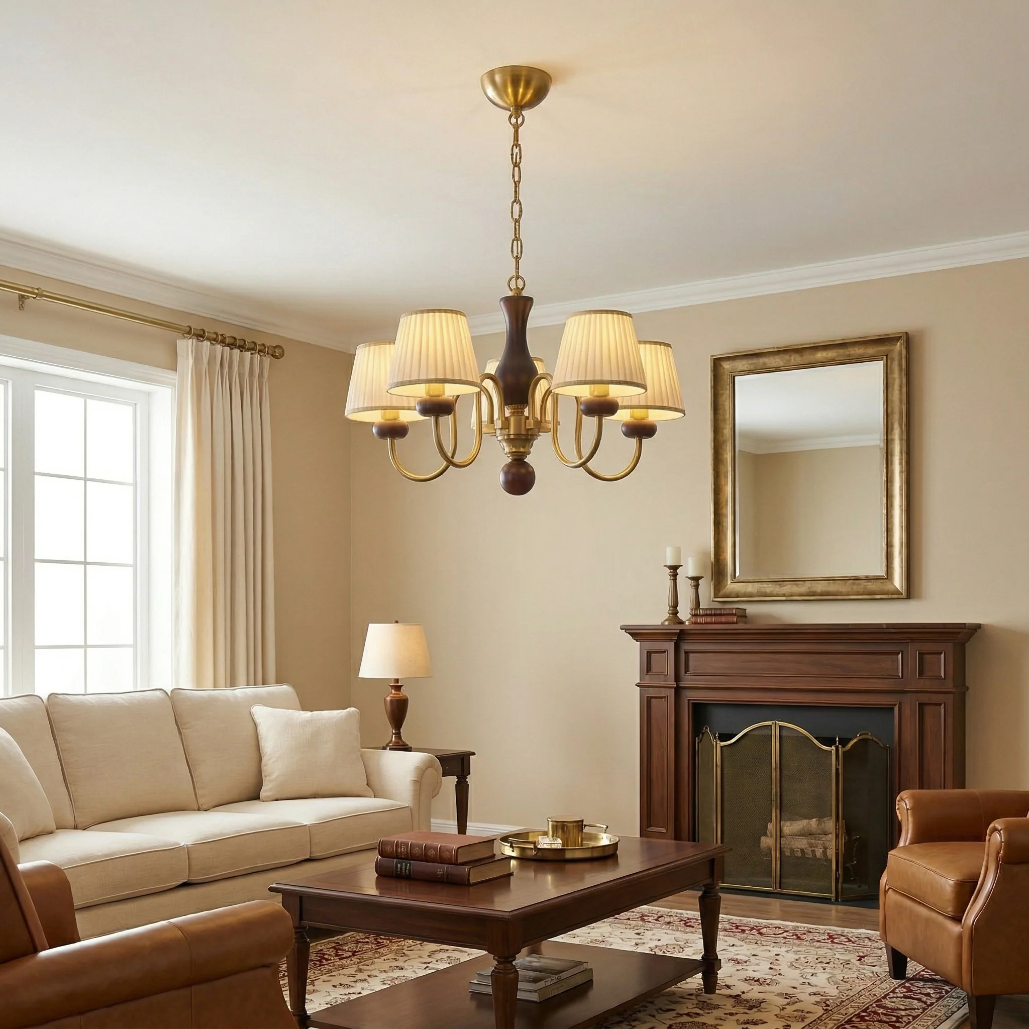 Walden Pleat Chandelier - Image 5