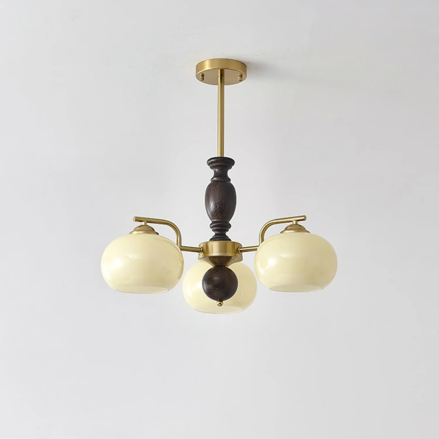 Walnut Beige Orb Chandelier - Image 15