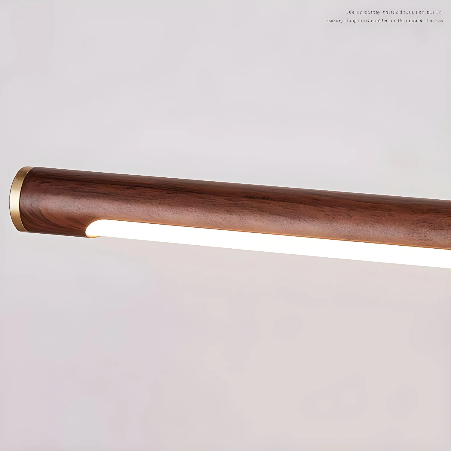 Walnut Color Linear Adjustable Wall Light - Image 10