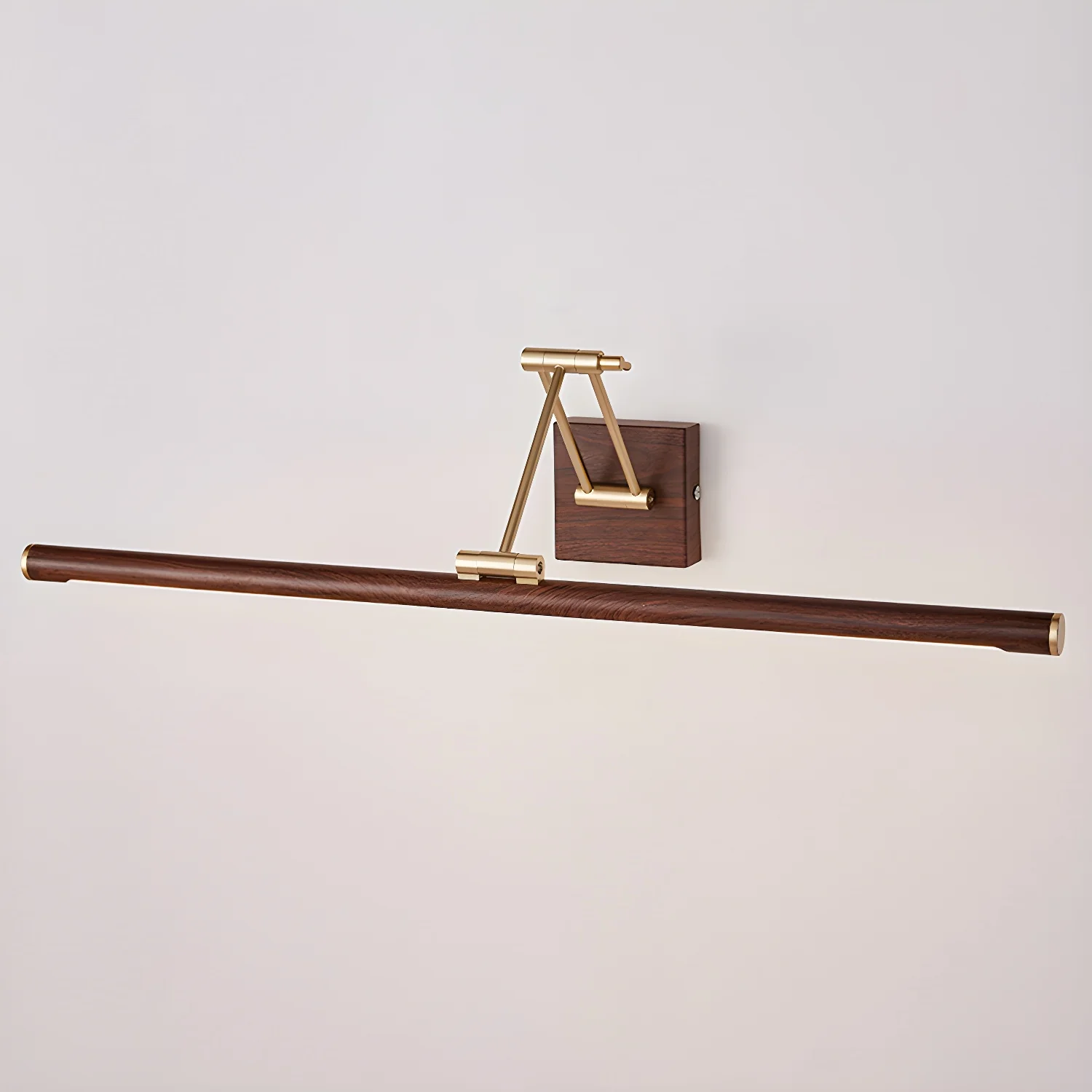 Walnut Color Linear Adjustable Wall Light - Image 16
