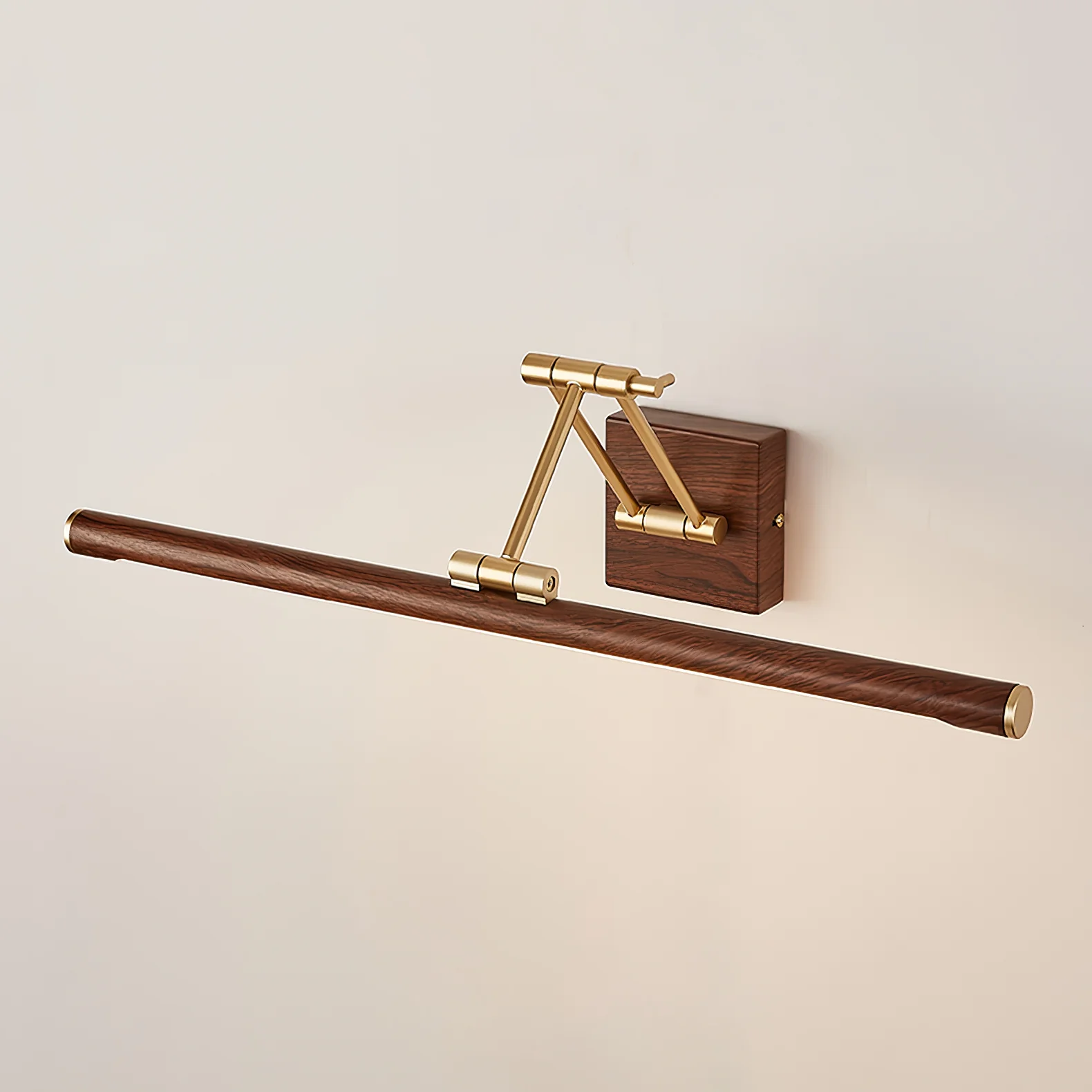 Walnut Color Linear Adjustable Wall Light - Image 18