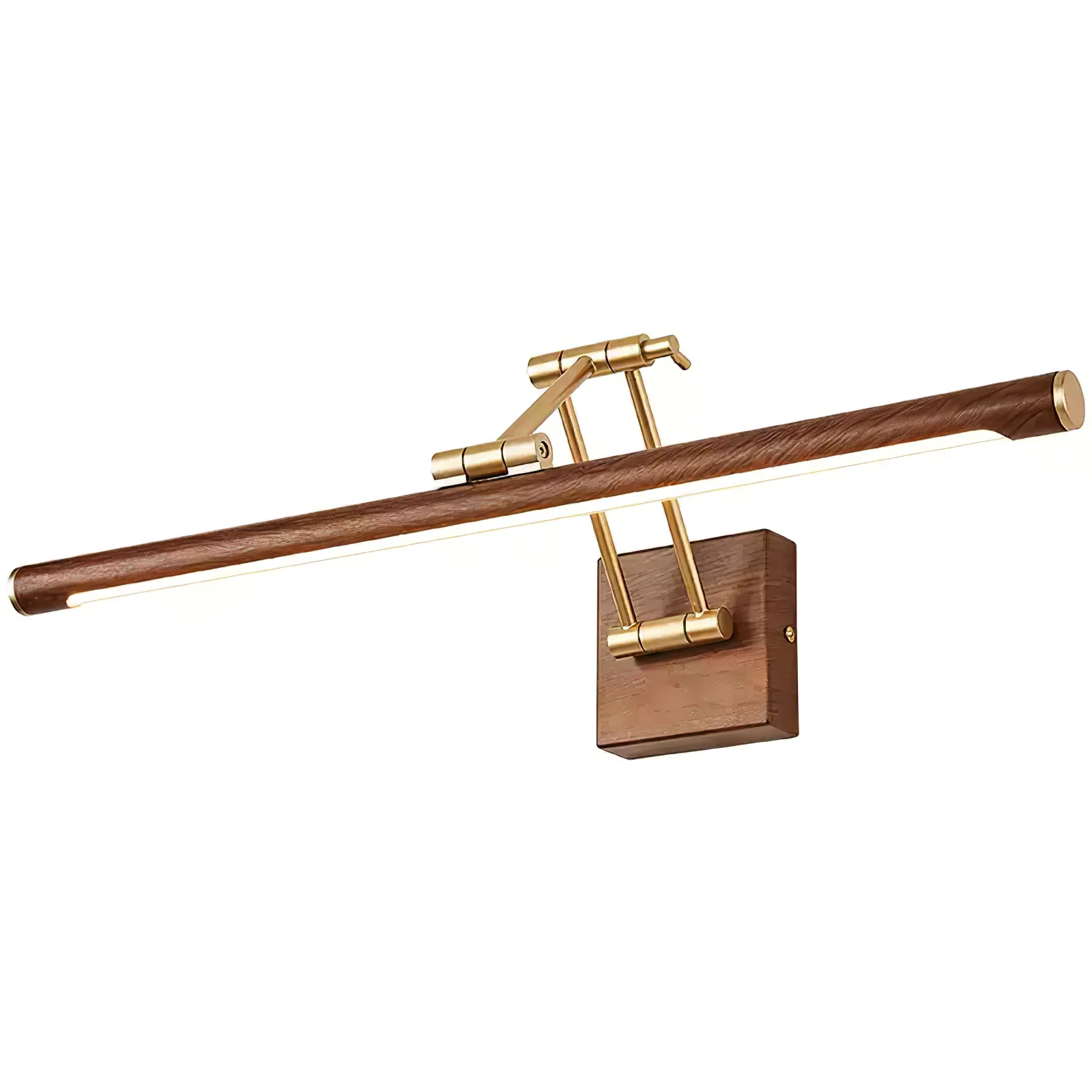 Walnut Color Linear Adjustable Wall Light - Image 24