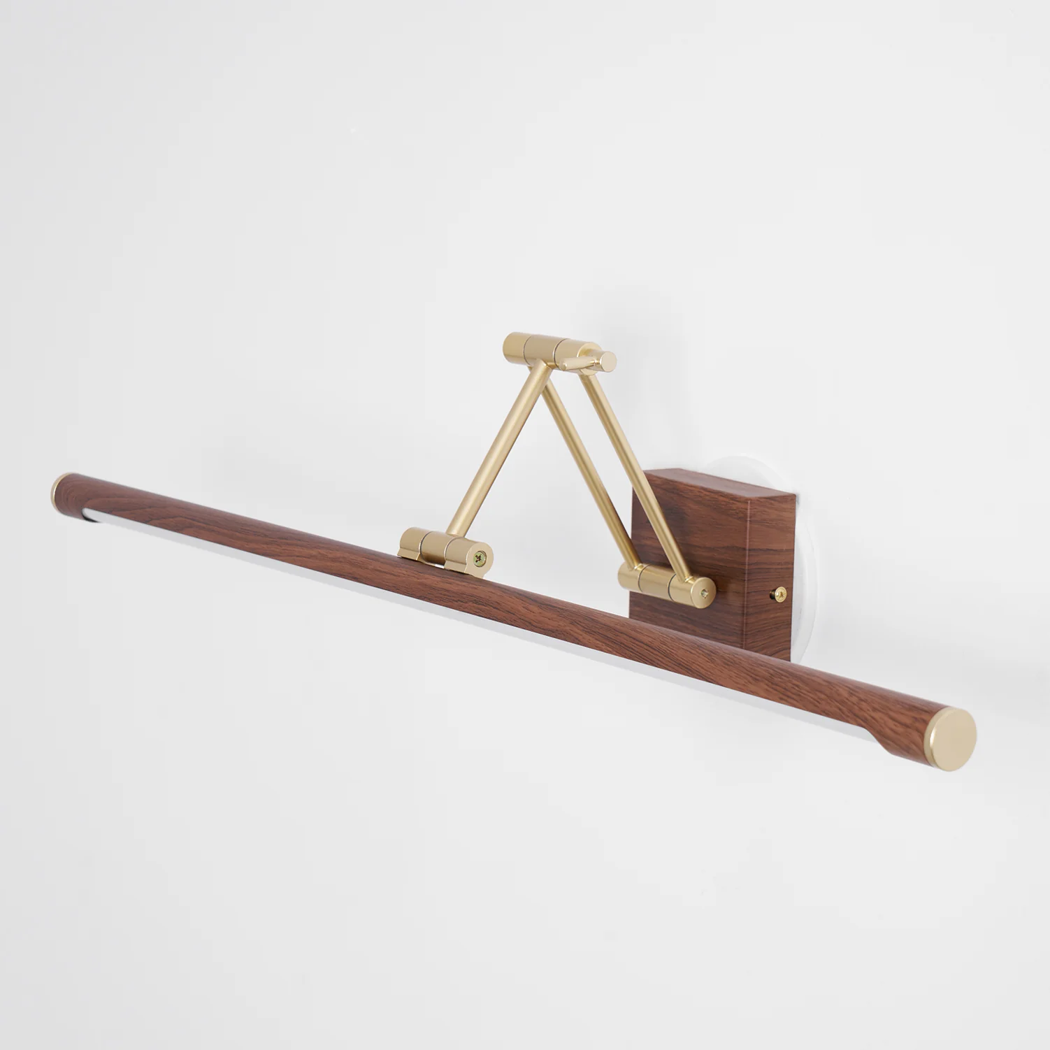 Walnut Color Linear Adjustable Wall Light - Image 40