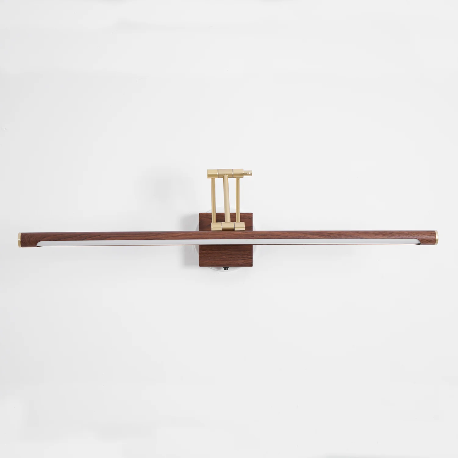 Walnut Color Linear Adjustable Wall Light - Image 41
