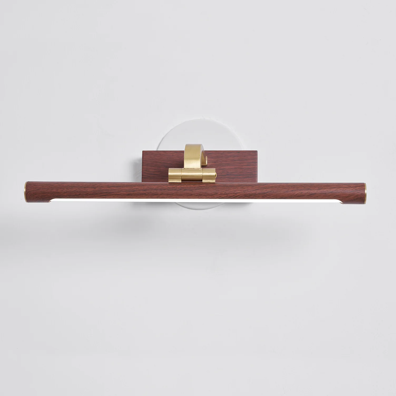 Walnut Color Linear LED Wall Light - Image 46