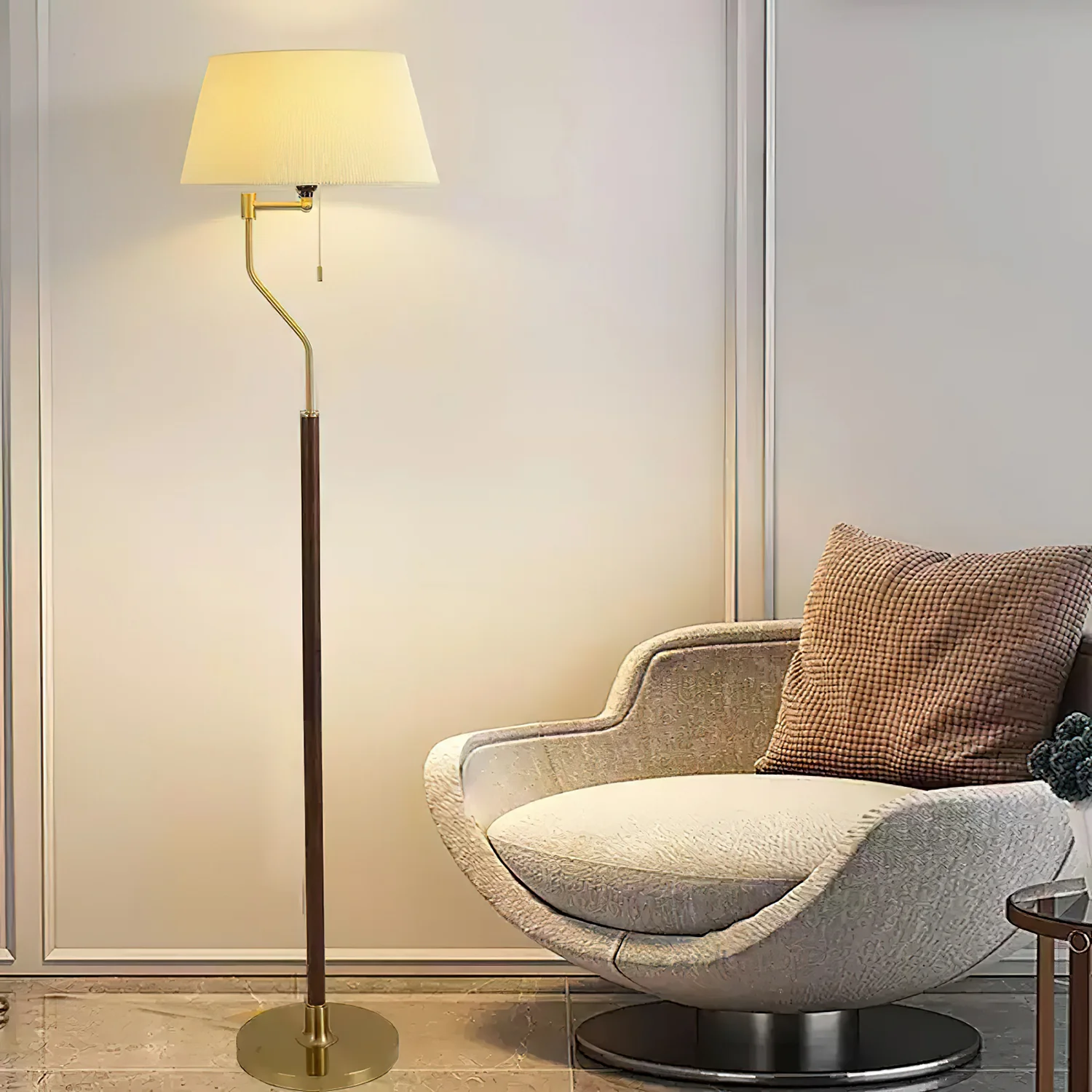 Walnut Whisper Floor Lamp - Image 8