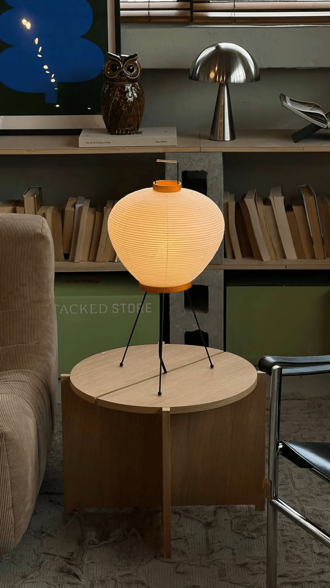 Washi Paper 3A/9A Table Lamp - Image 3
