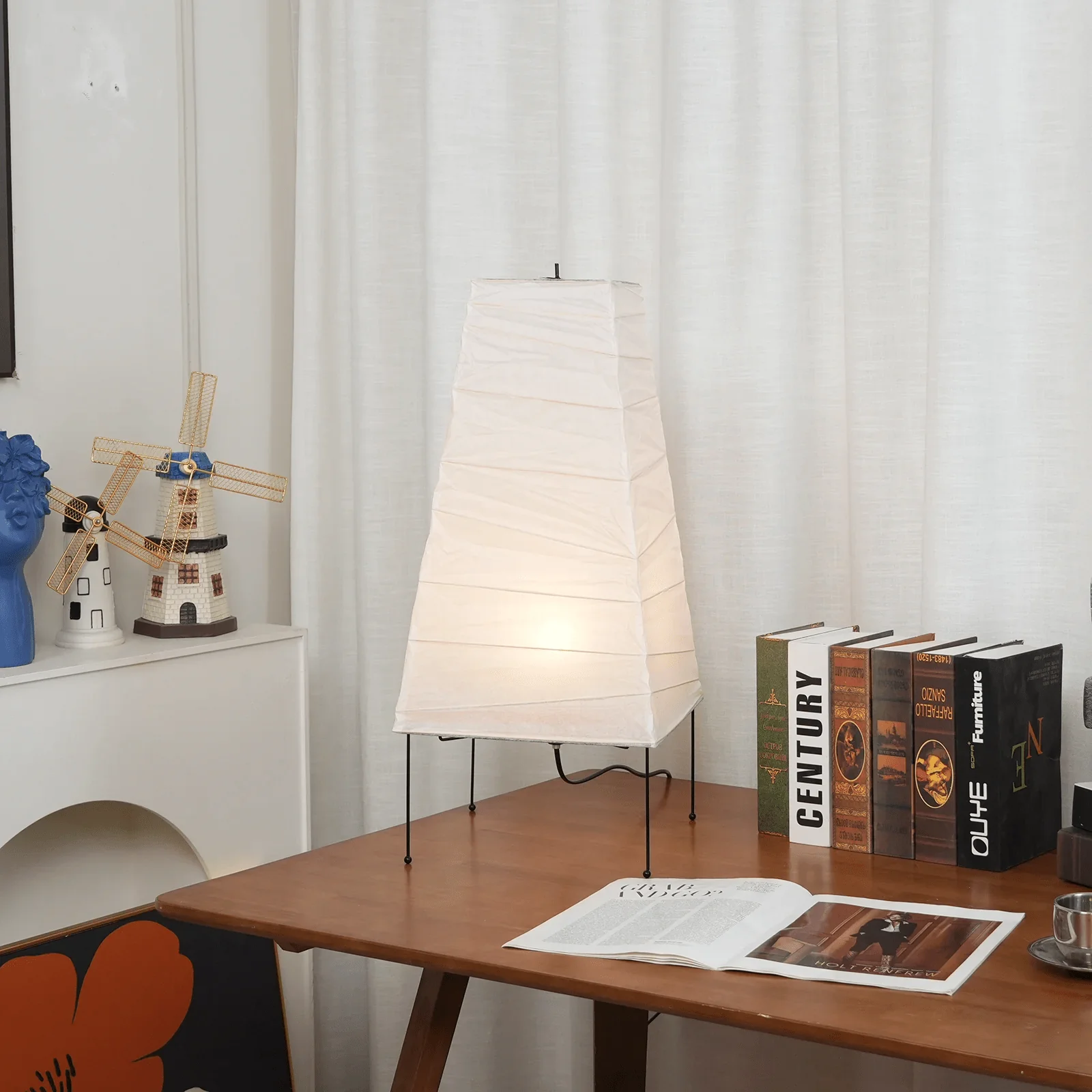 Washi Paper 4N Table Lamp - Image 7