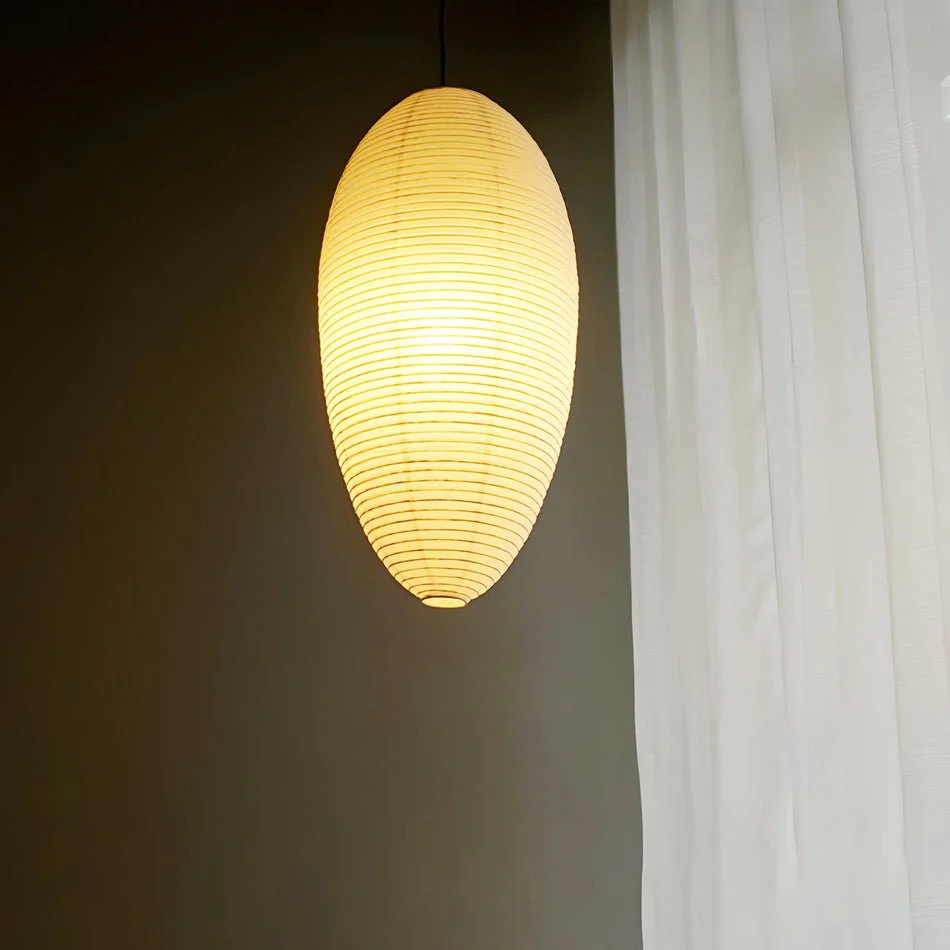Washi Paper Chestnut Pendant Lamp - Image 9