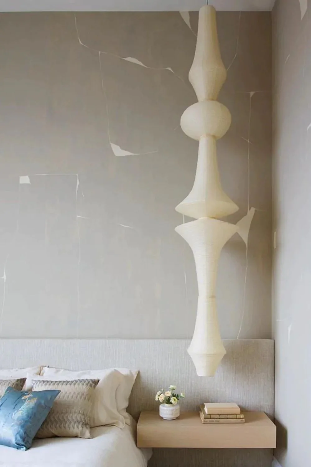 Washi Paper E Pendant Swag Light - Image 34
