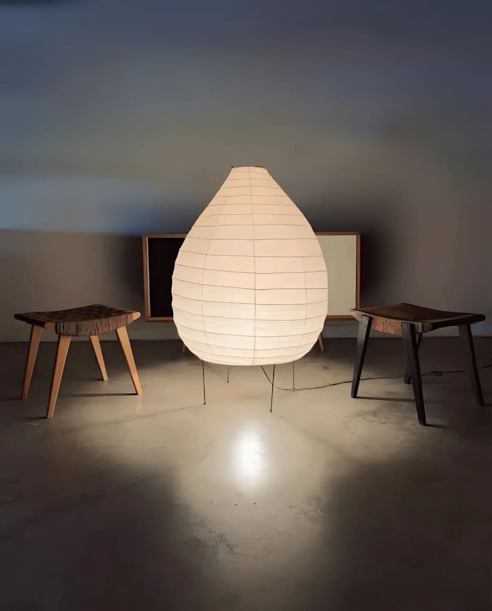 Washi Paper Lantern Floor Lamp - Image 28