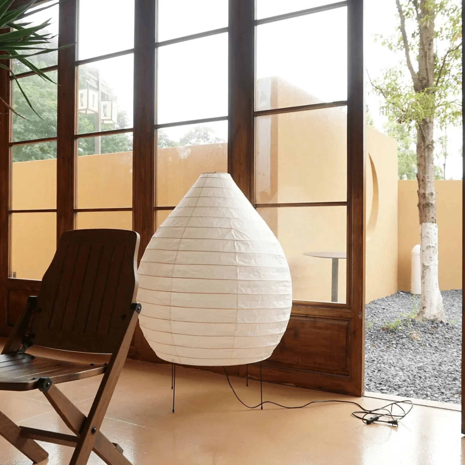Washi Paper Lantern Floor Lamp - Image 4