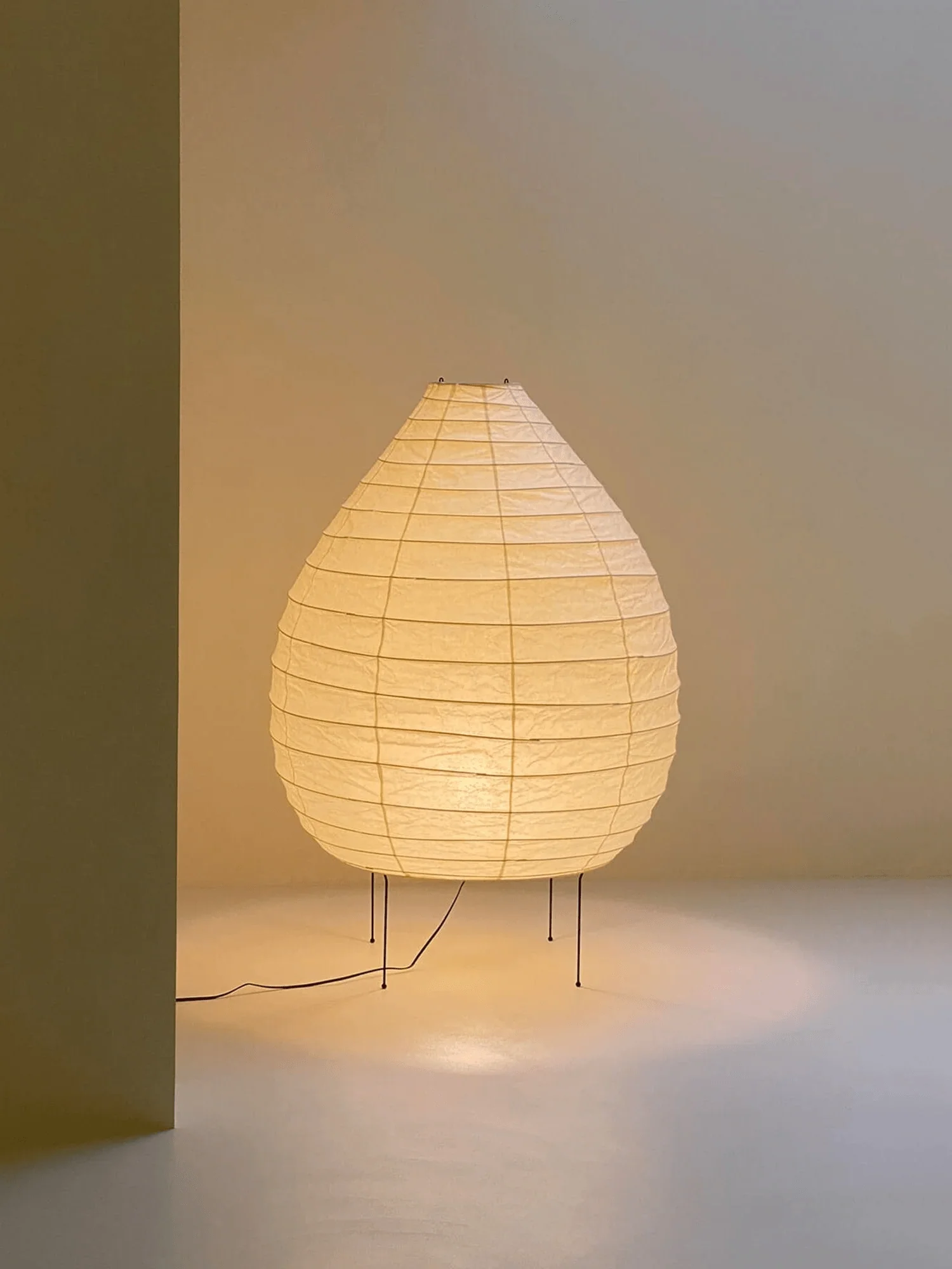 Washi Paper Lantern Floor Lamp - Image 5