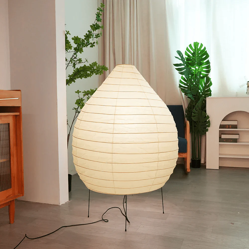 Washi Paper Lantern Floor Lamp - Image 9