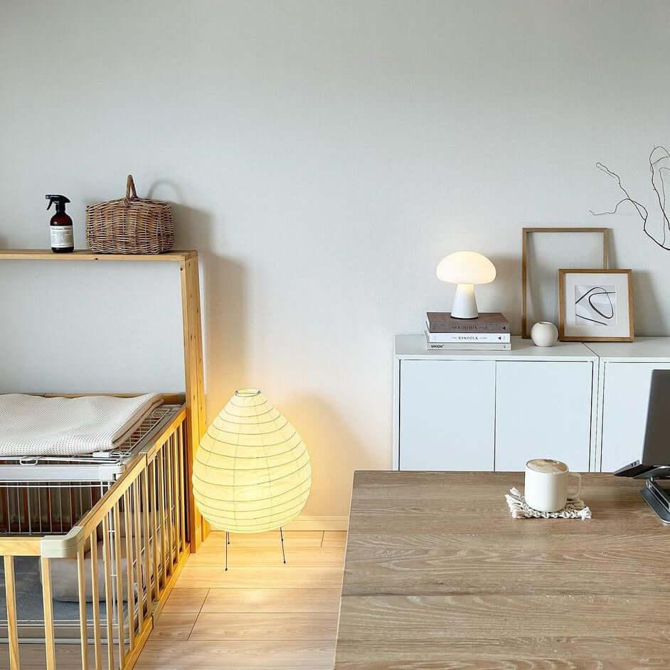 Washi Paper Lantern Table Lamp - Image 7