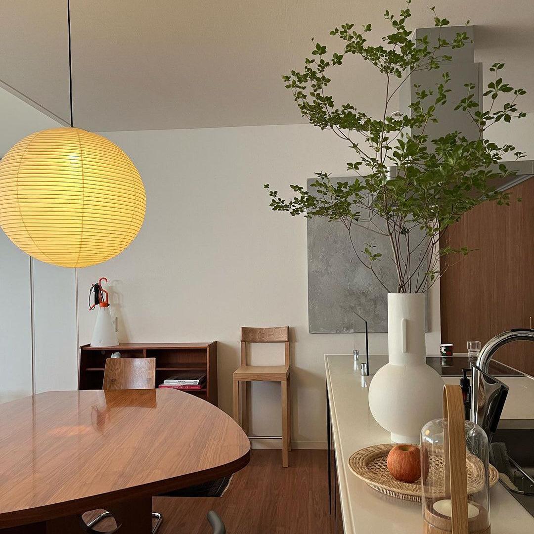 Washi Paper Round Series Pendant Lamp - Image 40