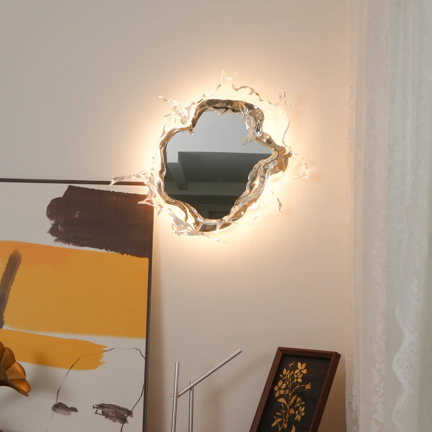 Water Drop Mirror Wall Lamp - Image 3