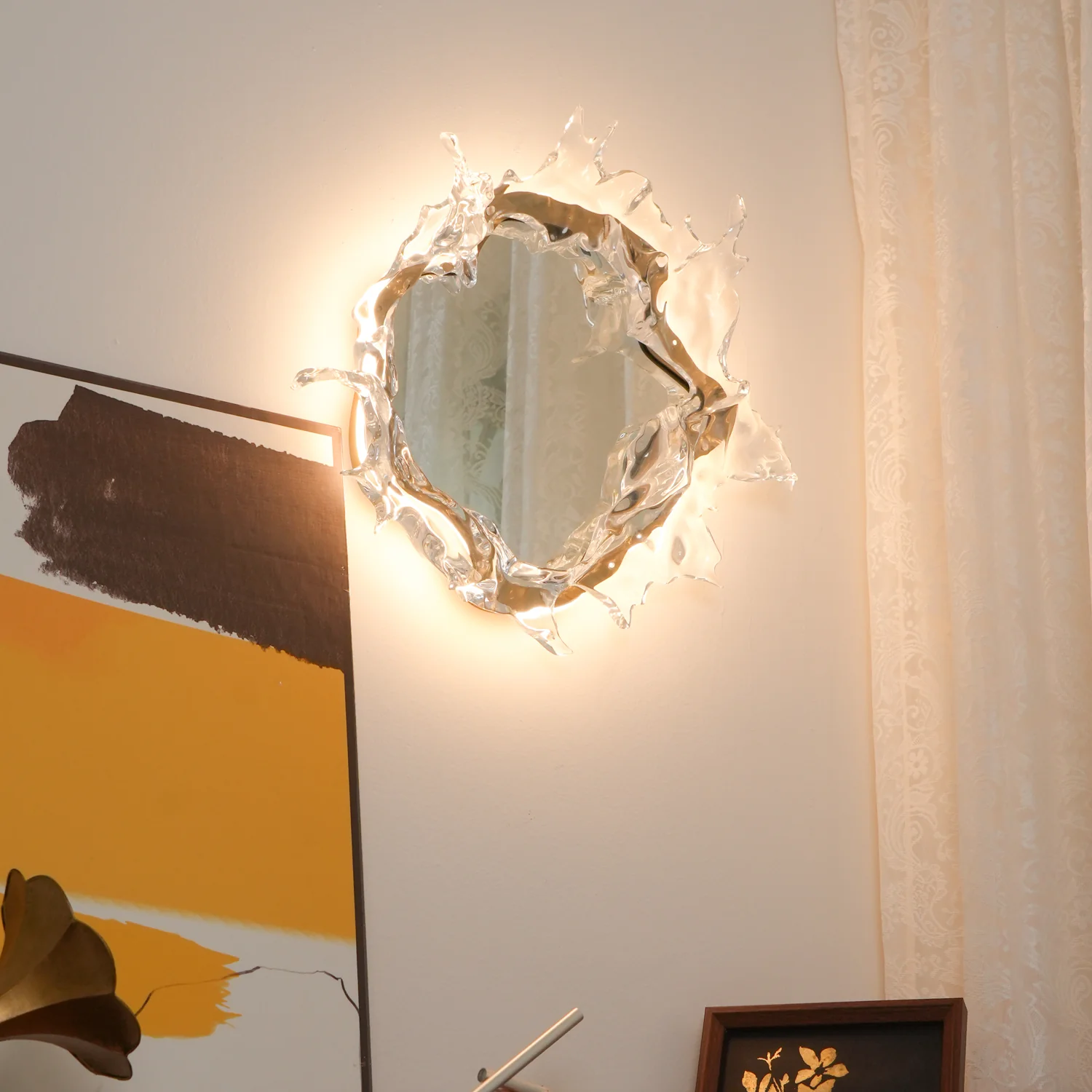 Water Drop Mirror Wall Lamp - Image 4