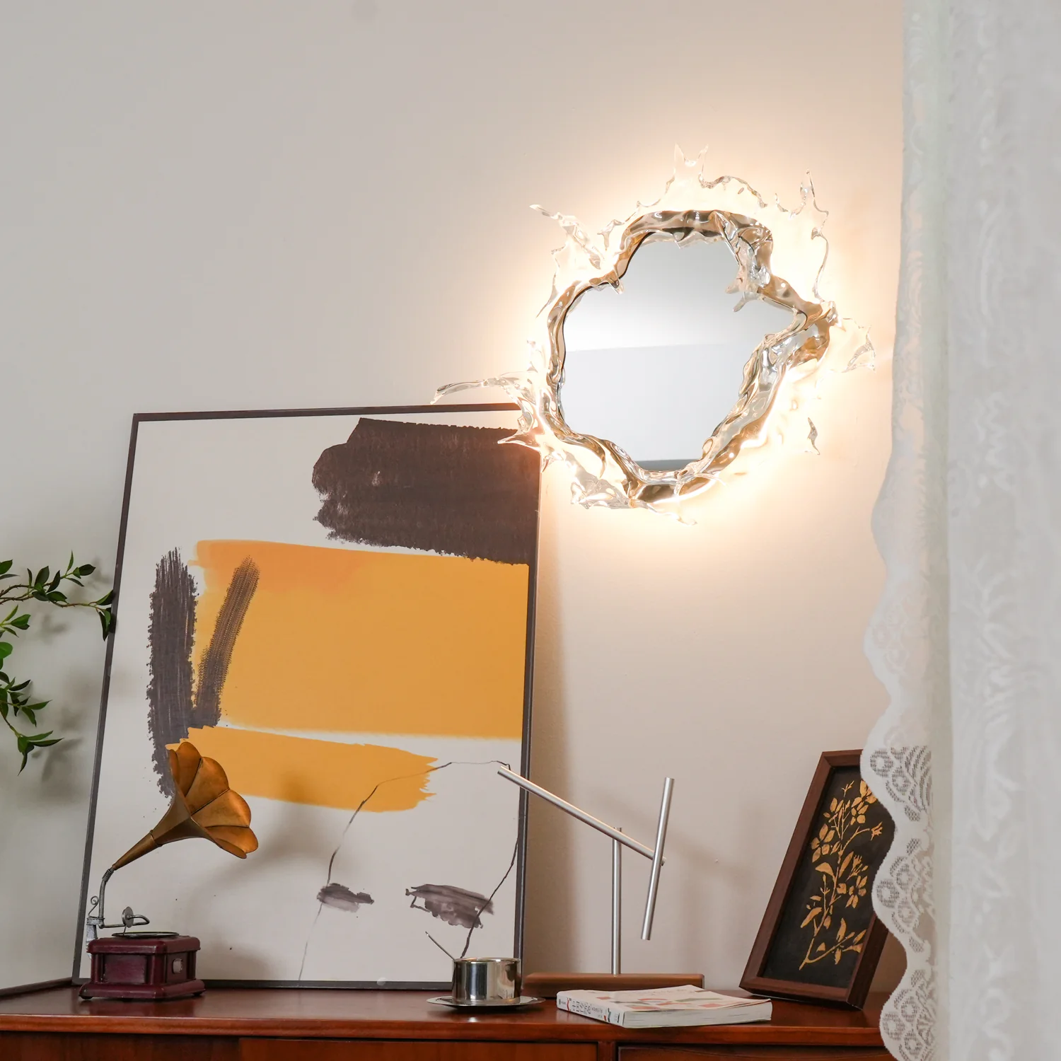 Water Drop Mirror Wall Lamp - Image 6